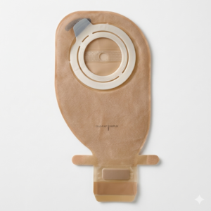 Easiflex - worek stomijny 2-częściowy system otwarty z zamknięciem na rzepy Hide-away przezroczysty Maxi 70mm