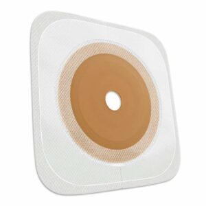 Esteem Synergy płytka Stomahesive z białym kołnierzem akrylowym flexible z otworem do docinania 35MM