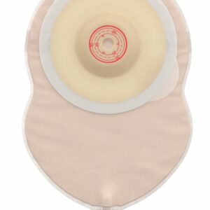 Esteem  Flex Convex worek jednoczęściowy urostomijny z kranikiem z okienkiem podgladu z otworem do docinania 10 – 35/40 mm beżowy