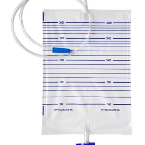 Worek do dobowej zbiórki moczu z zaworem typu T, sterylny, pojemność 2000 ml, POLMIL