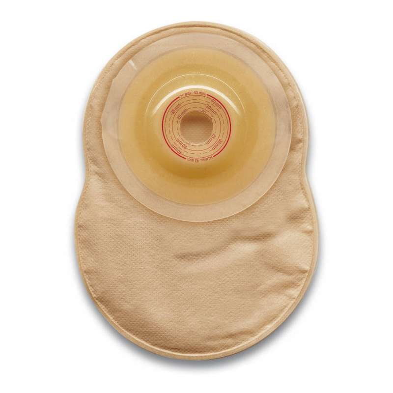 Esteem  Flex Convex worek jednoczęściowy zamknięty z filtrem z otworem do docinania beżowy 20-57/60 MM
